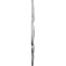 Ekena Millwork Peralta Ceiling Medallion (Fits Canopies up to 4 5/8"), 17 3/4"OD x 3 1/8"ID x 1"P, Frost CM17PEFRF - alternate 2